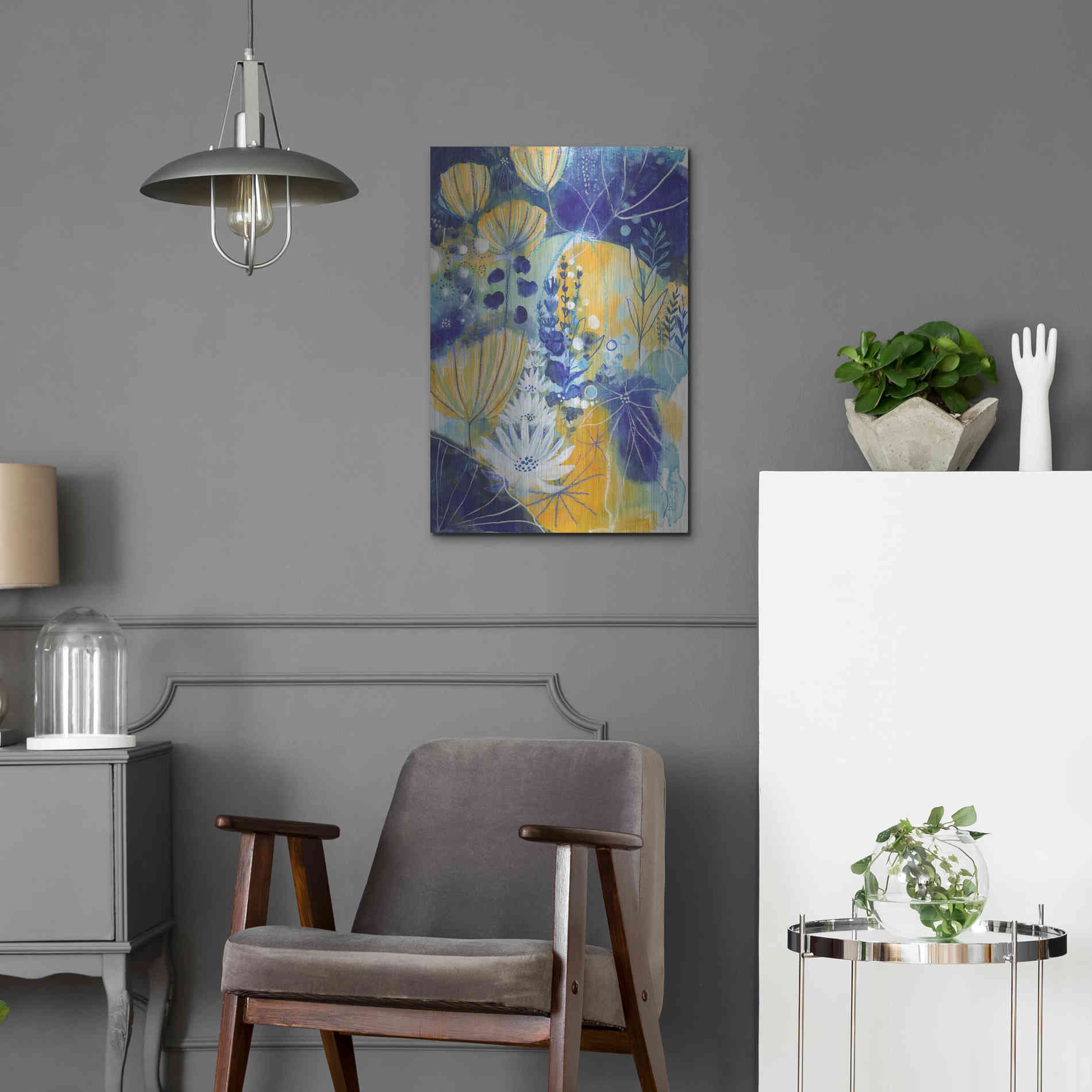 Luxe Metal Art 'Summer Solstice by Corina Capri Metal Wall Art,16x24