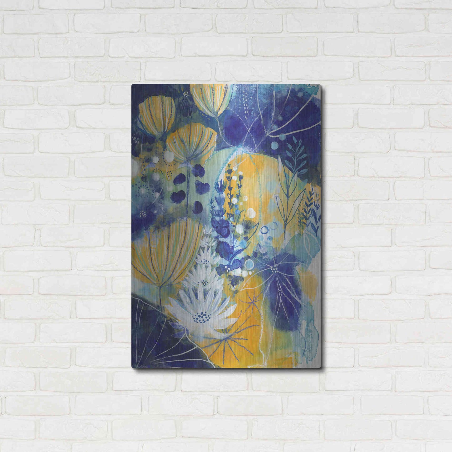 Luxe Metal Art 'Summer Solstice by Corina Capri Metal Wall Art,24x36