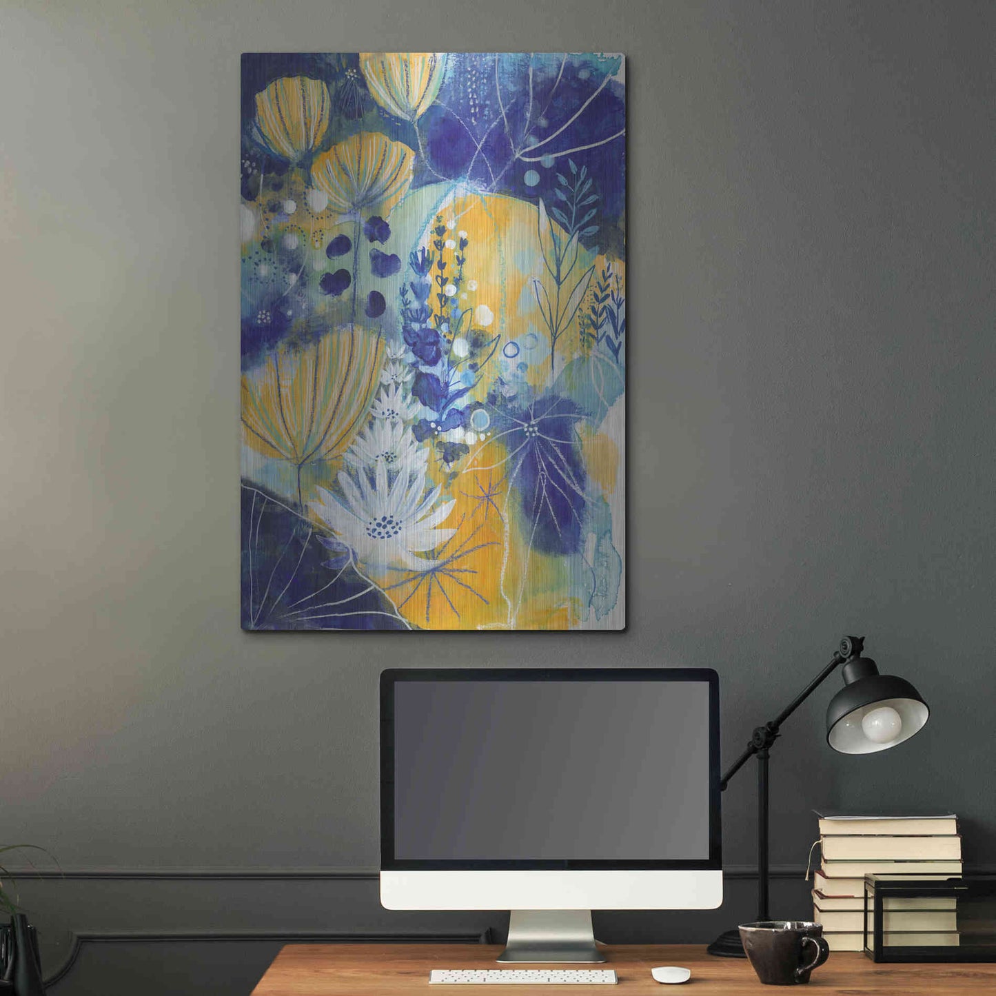 Luxe Metal Art 'Summer Solstice by Corina Capri Metal Wall Art,24x36