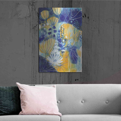 Luxe Metal Art 'Summer Solstice by Corina Capri Metal Wall Art,24x36