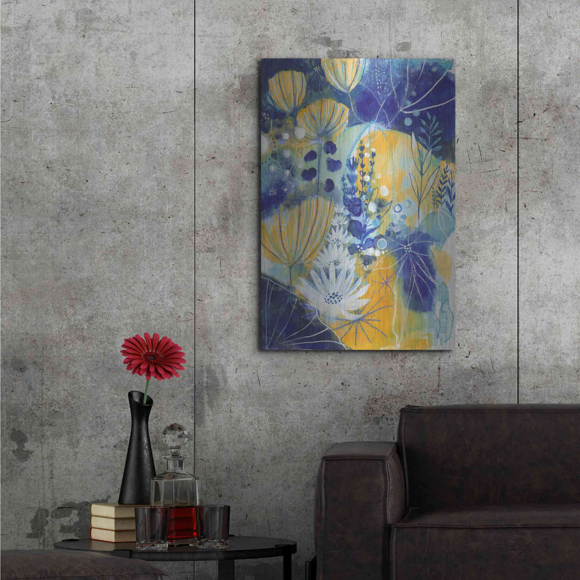 Luxe Metal Art 'Summer Solstice by Corina Capri Metal Wall Art,24x36