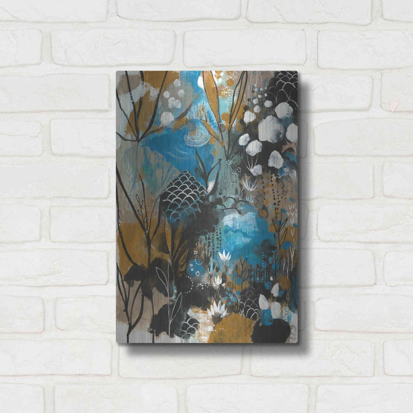 Luxe Metal Art 'January Song by Corina Capri Metal Wall Art,12x16