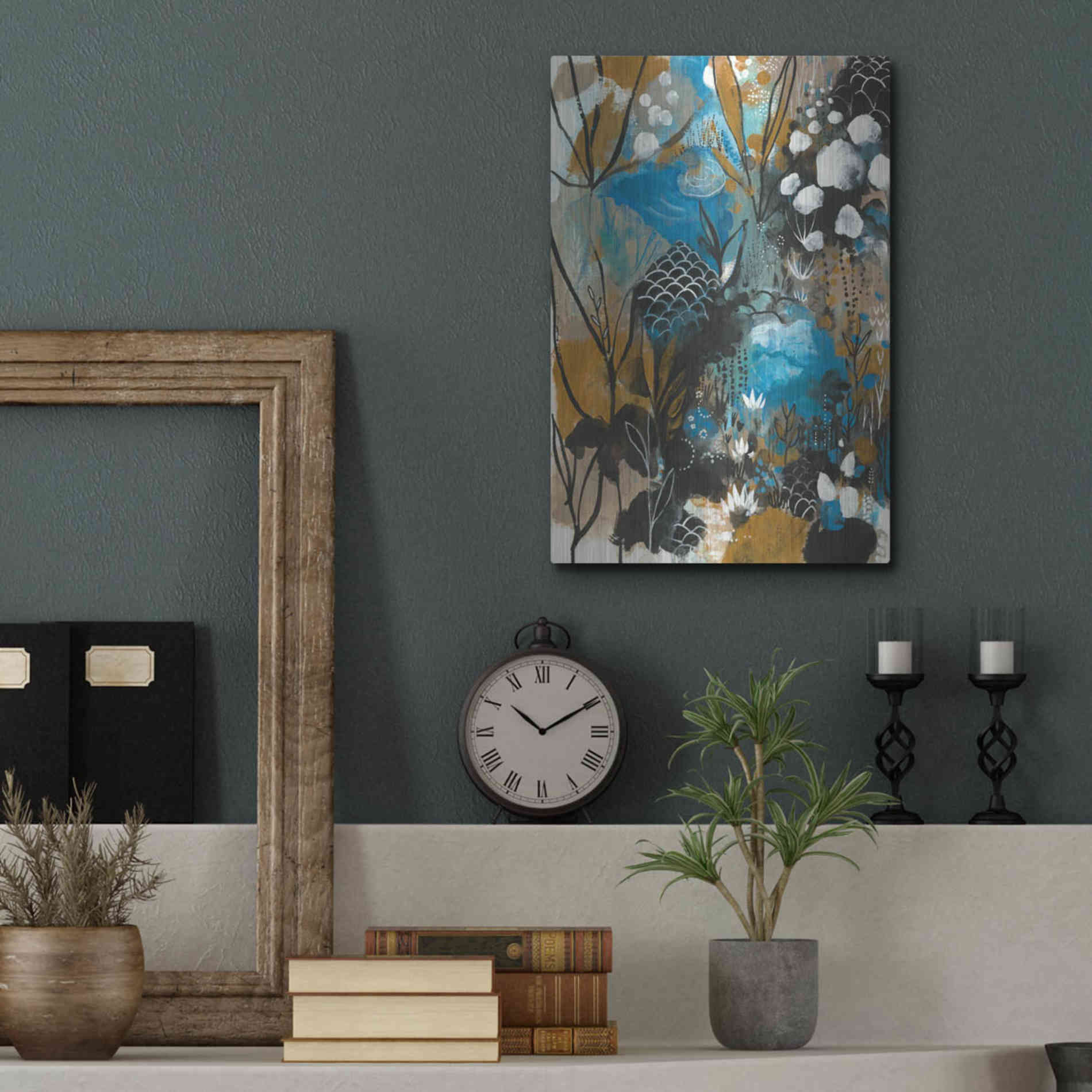 Luxe Metal Art 'January Song by Corina Capri Metal Wall Art,12x16