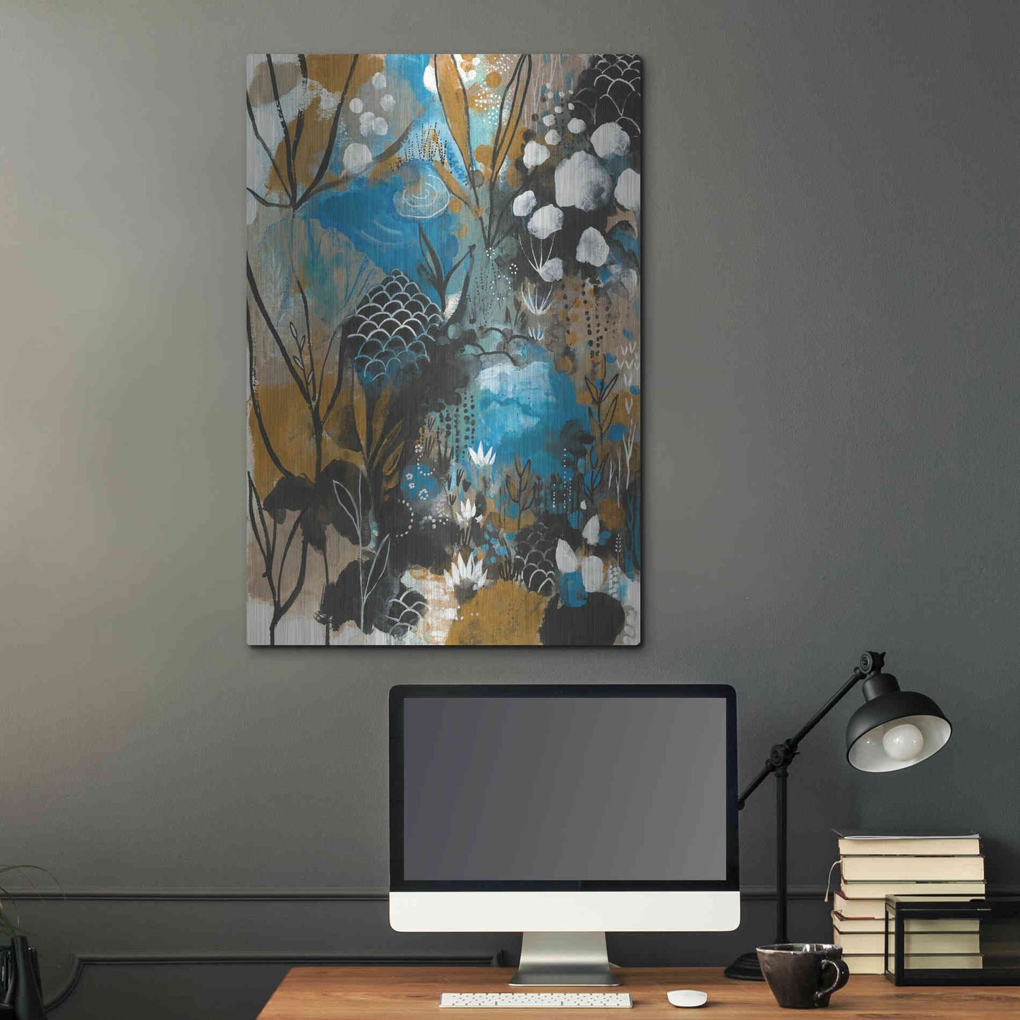 Luxe Metal Art 'January Song by Corina Capri Metal Wall Art,24x36