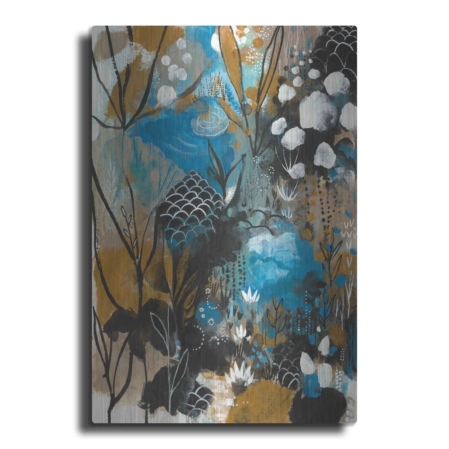 Luxe Metal Art 'January Song by Corina Capri Metal Wall Art