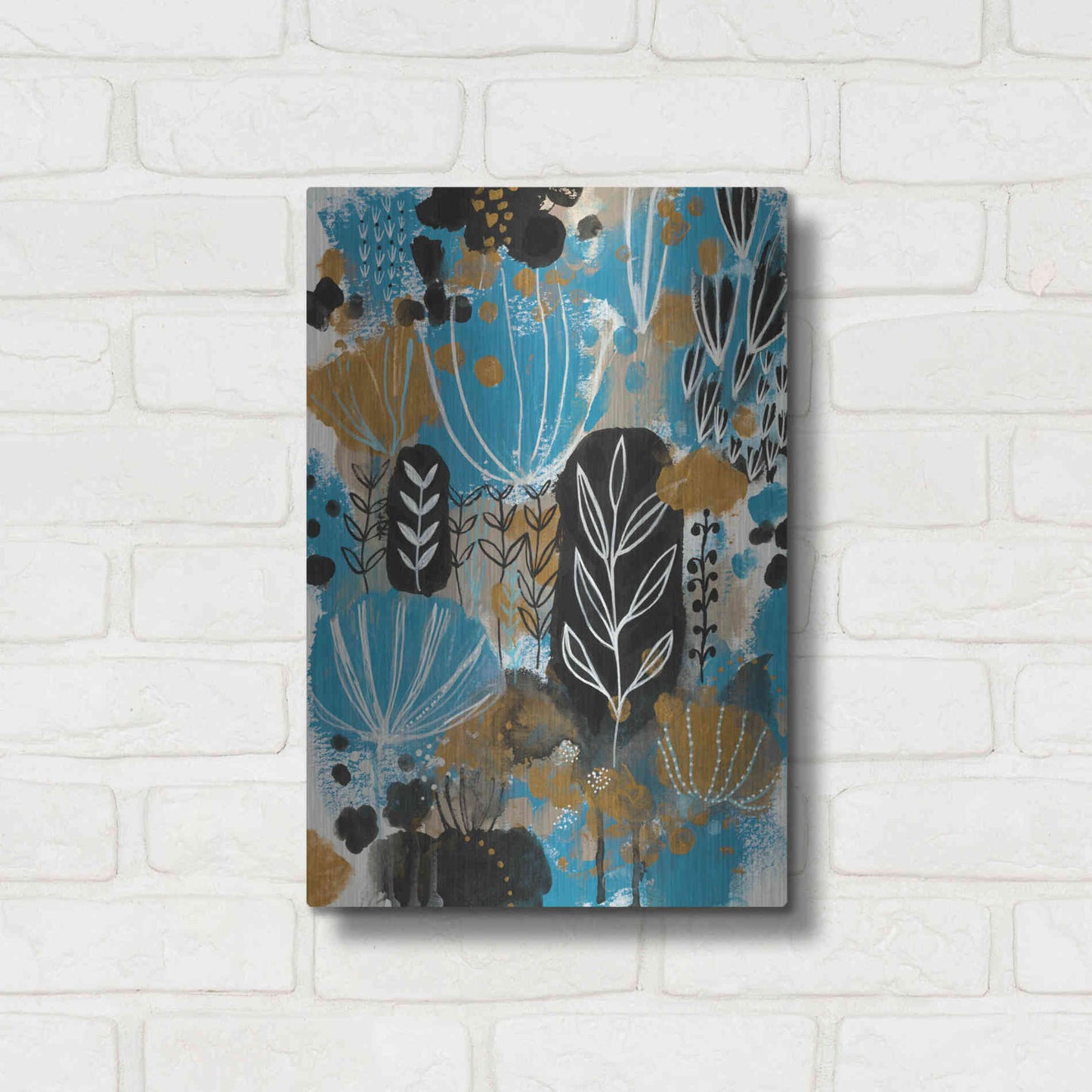 Luxe Metal Art 'January Poem by Corina Capri Metal Wall Art,12x16