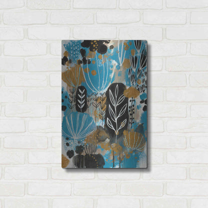 Luxe Metal Art 'January Poem by Corina Capri Metal Wall Art,16x24