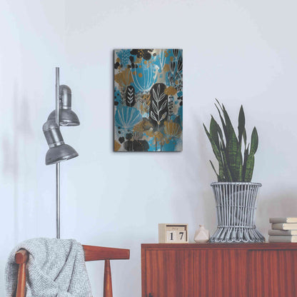 Luxe Metal Art 'January Poem by Corina Capri Metal Wall Art,16x24