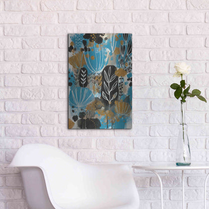 Luxe Metal Art 'January Poem by Corina Capri Metal Wall Art,16x24