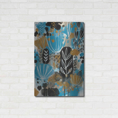 Luxe Metal Art 'January Poem by Corina Capri Metal Wall Art,24x36