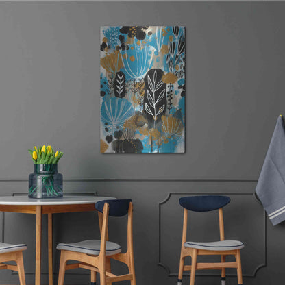 Luxe Metal Art 'January Poem by Corina Capri Metal Wall Art,24x36