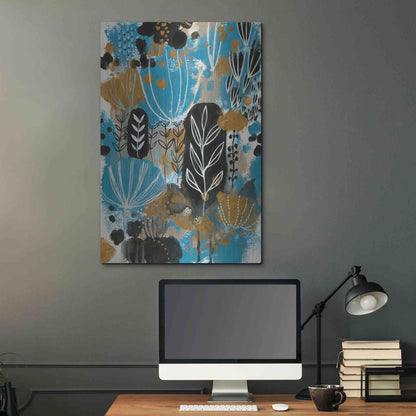 Luxe Metal Art 'January Poem by Corina Capri Metal Wall Art,24x36