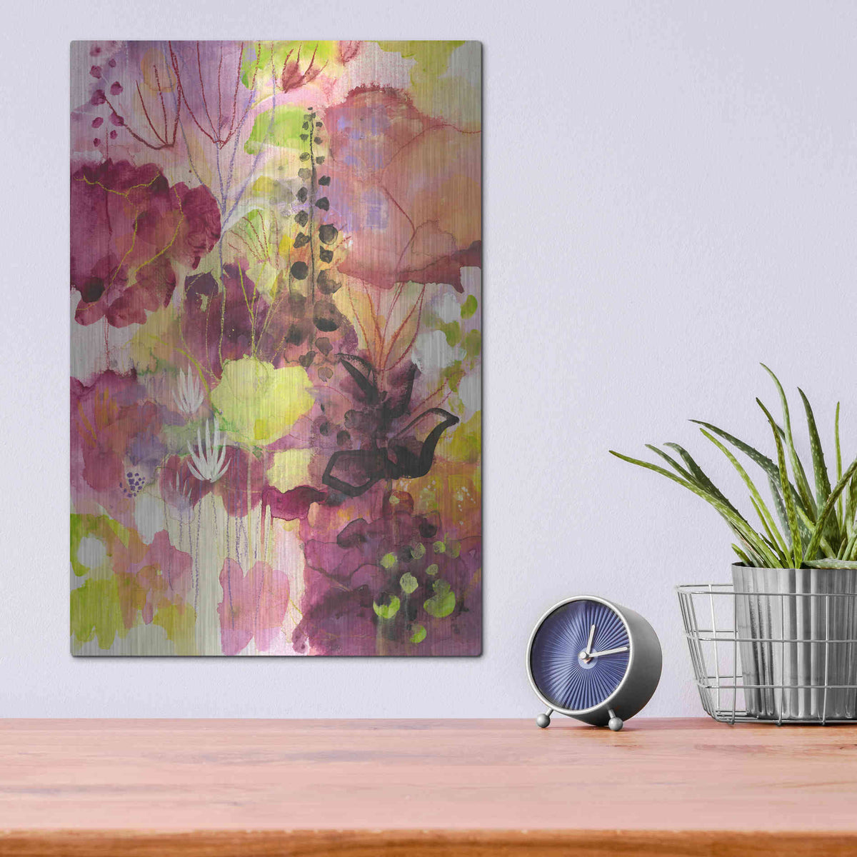 Luxe Metal Art 'In Between by Corina Capri Metal Wall Art,12x16