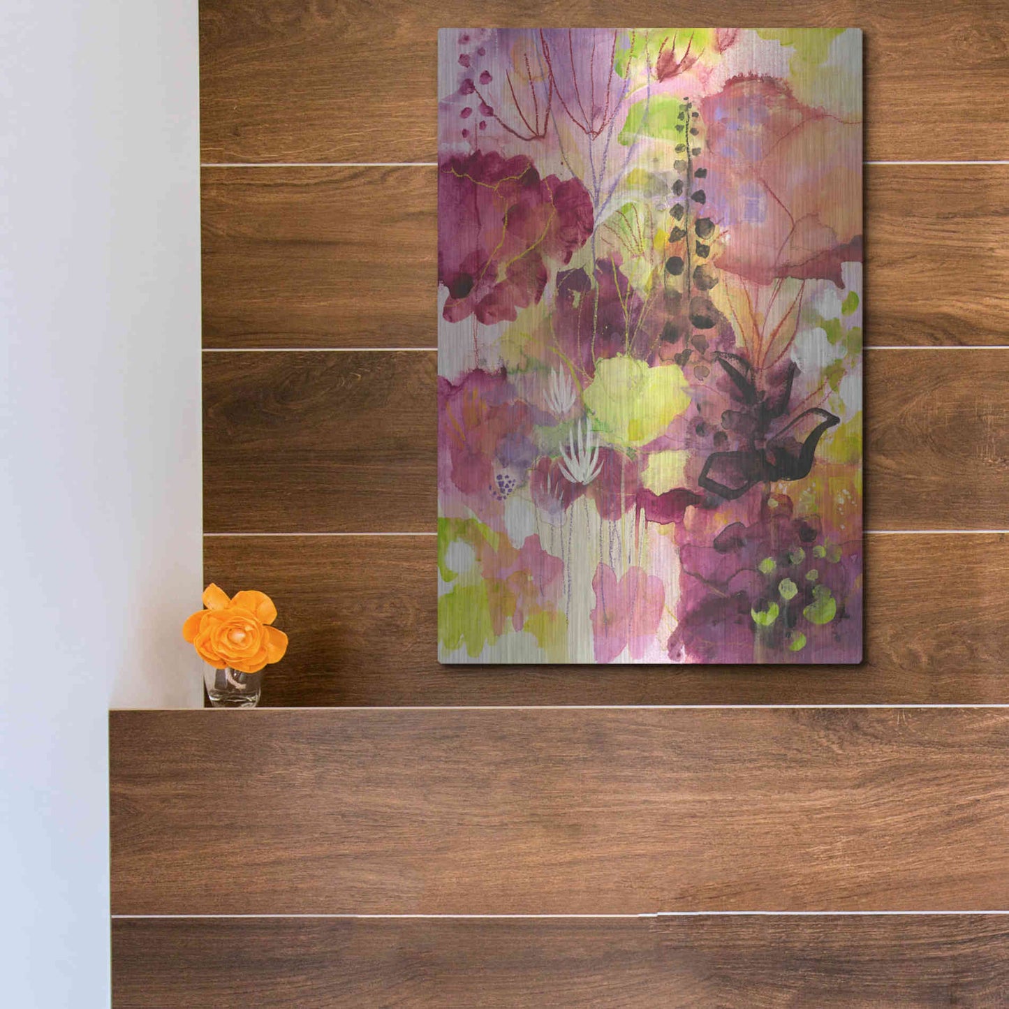 Luxe Metal Art 'In Between by Corina Capri Metal Wall Art,12x16