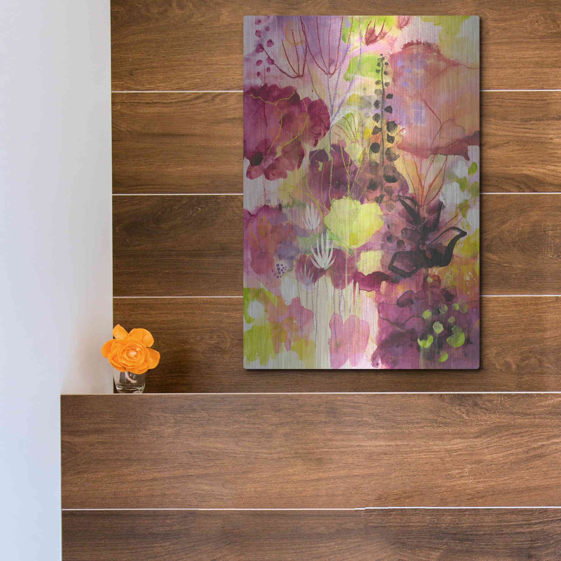 Luxe Metal Art 'In Between by Corina Capri Metal Wall Art,12x16