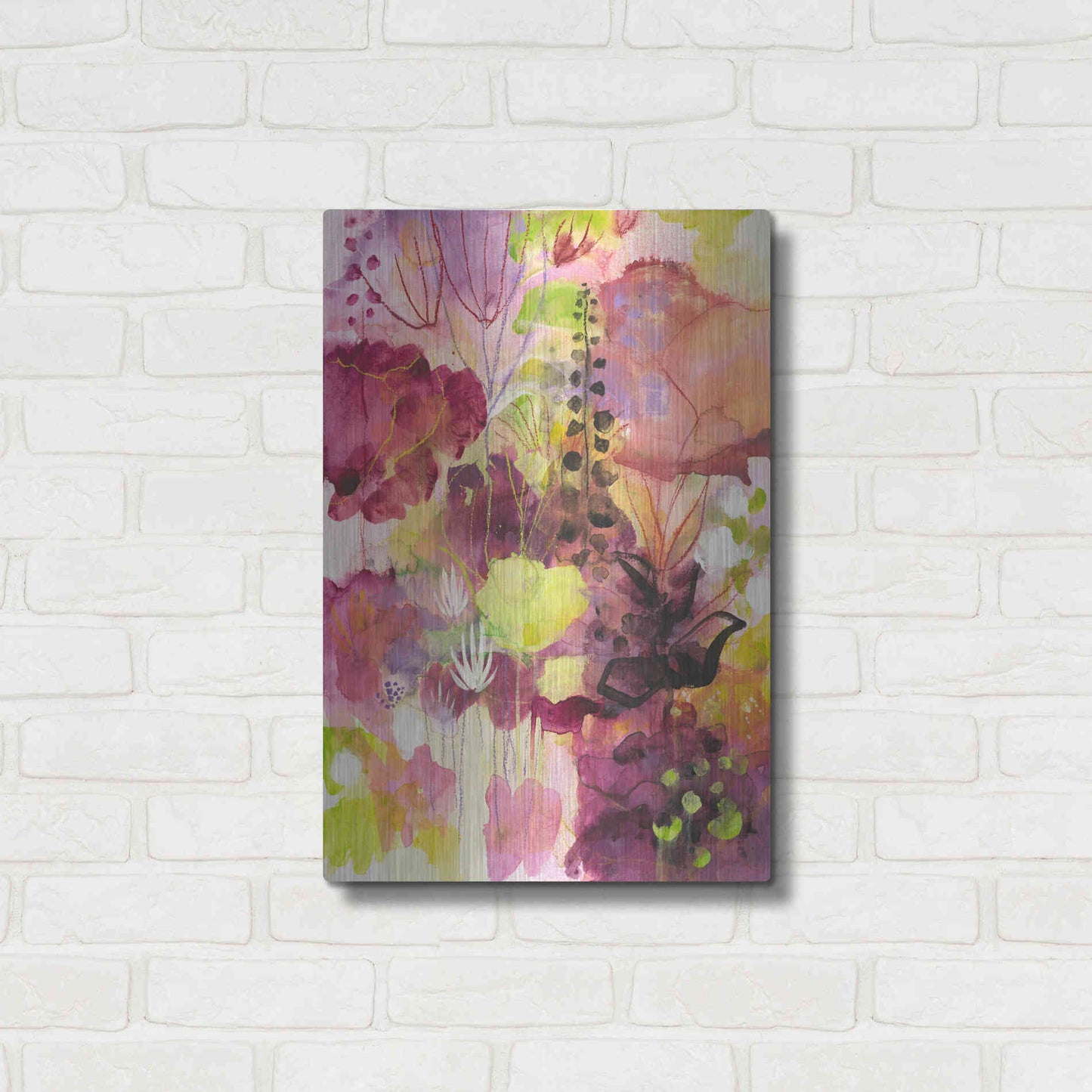 Luxe Metal Art 'In Between by Corina Capri Metal Wall Art,16x24