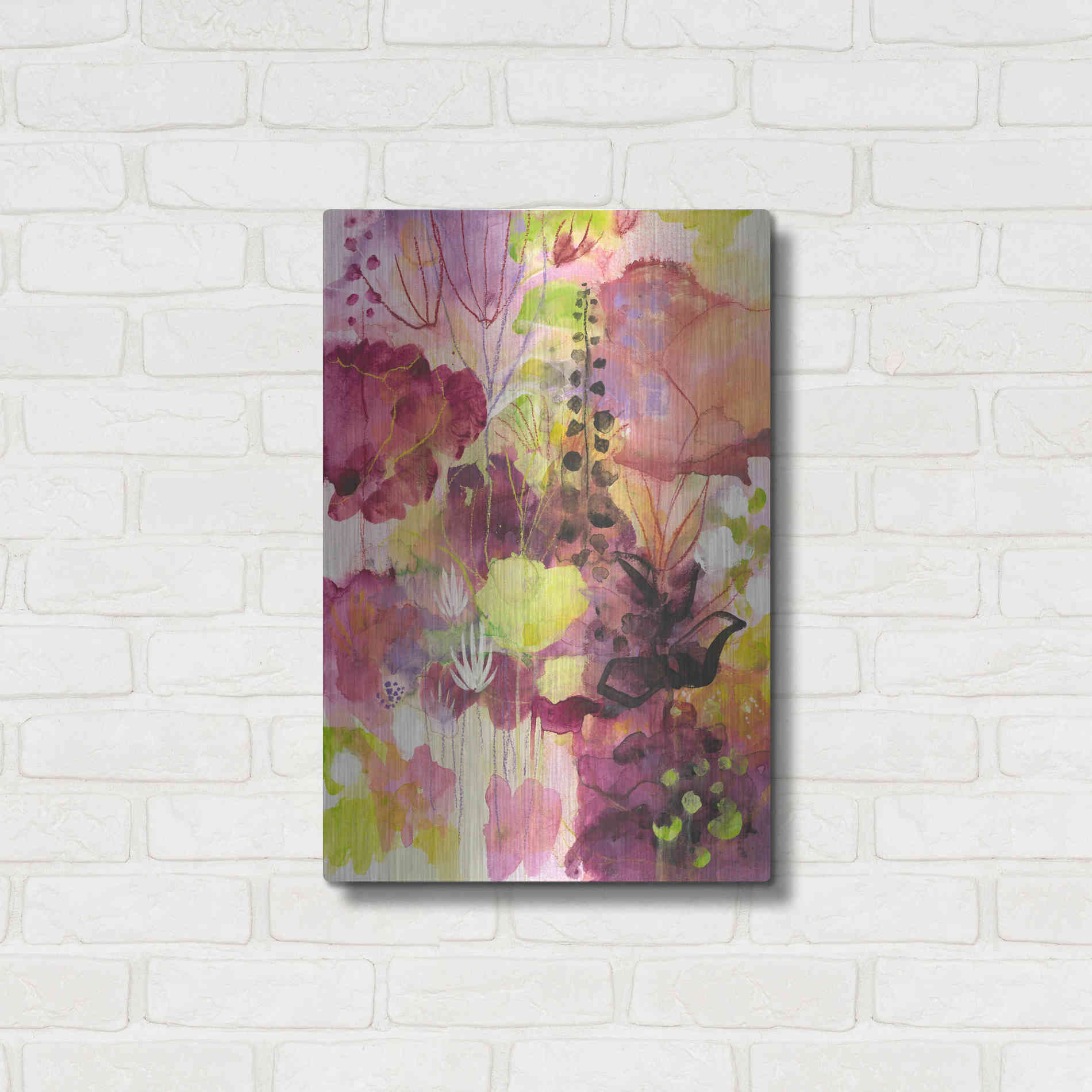 Luxe Metal Art 'In Between by Corina Capri Metal Wall Art,16x24