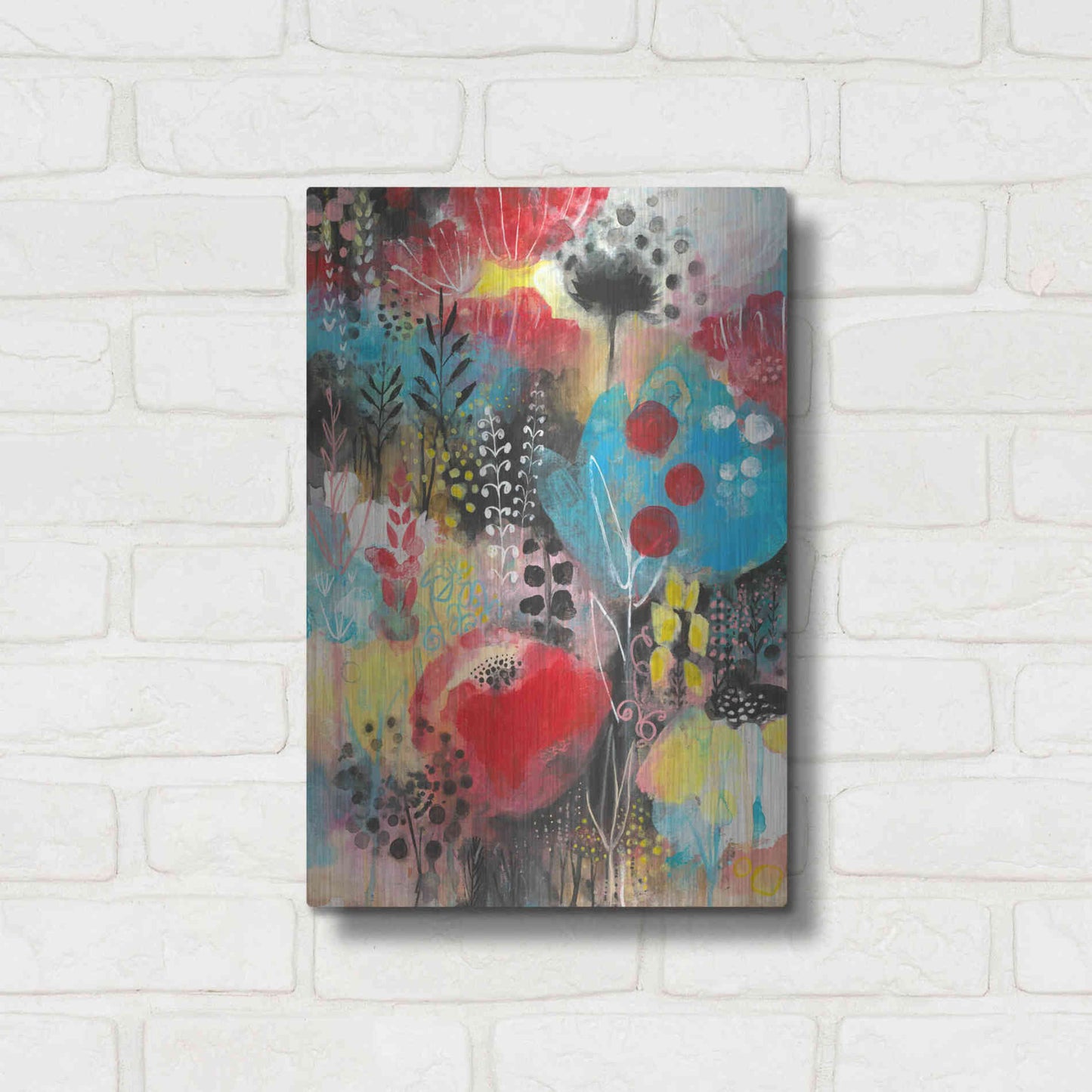 Luxe Metal Art 'Alive by Corina Capri Metal Wall Art,12x16