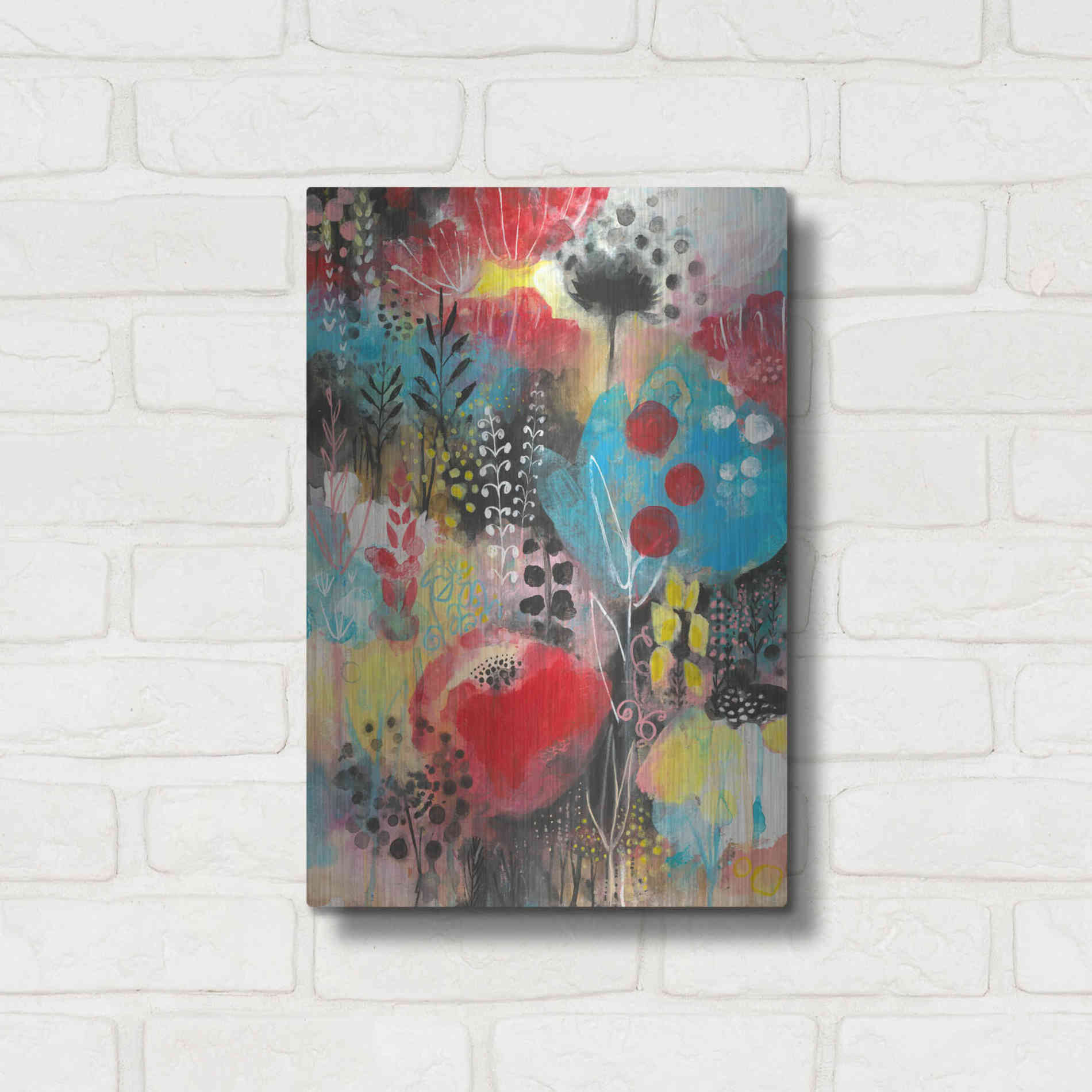 Luxe Metal Art 'Alive by Corina Capri Metal Wall Art,12x16