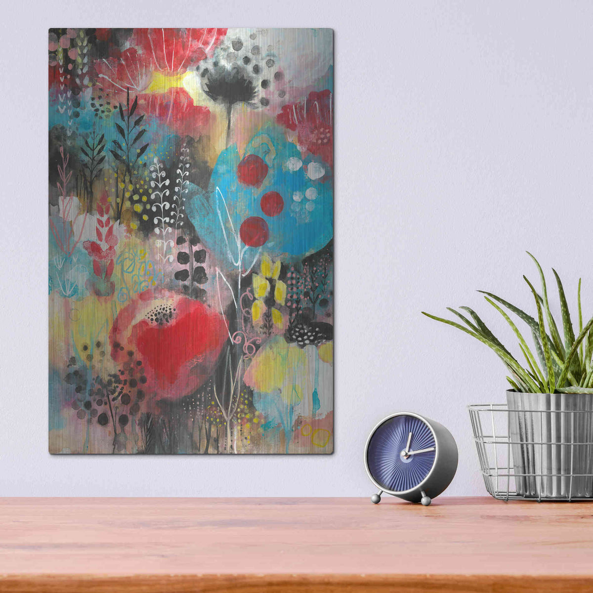 Luxe Metal Art 'Alive by Corina Capri Metal Wall Art,12x16