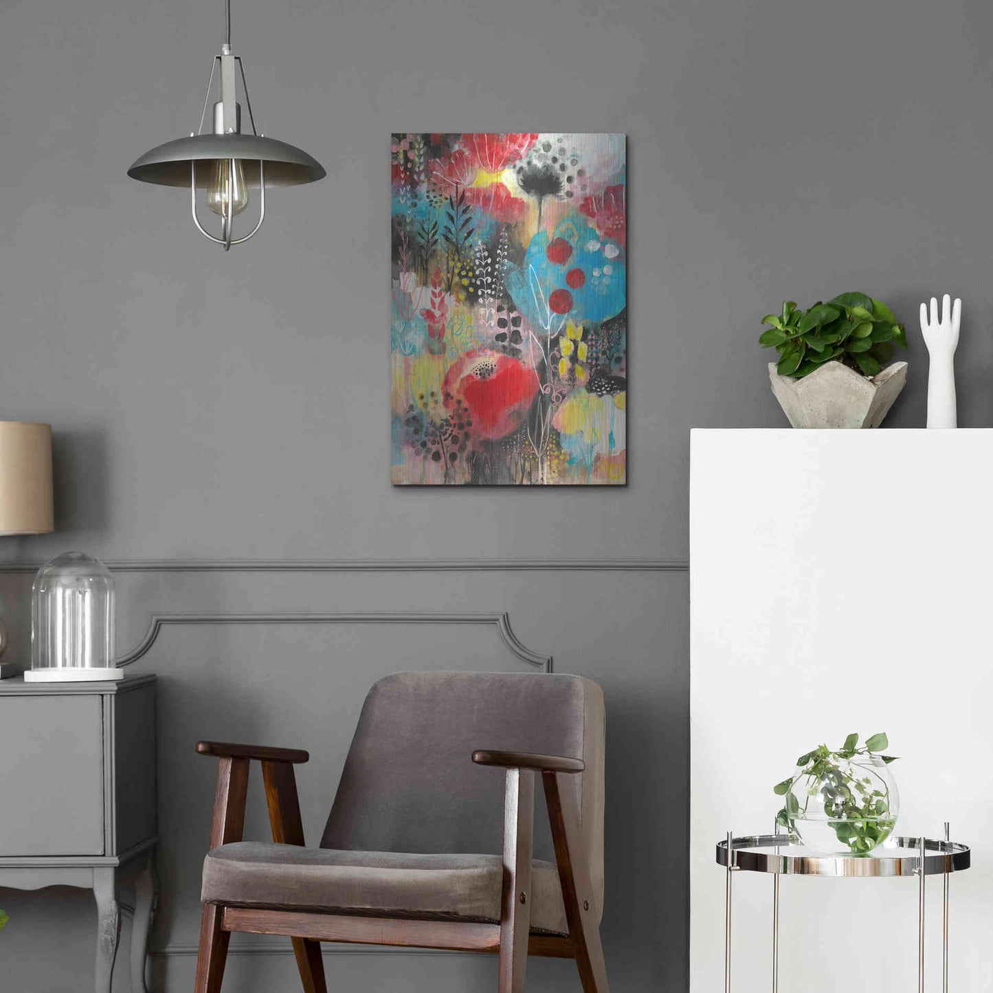 Luxe Metal Art 'Alive by Corina Capri Metal Wall Art,16x24