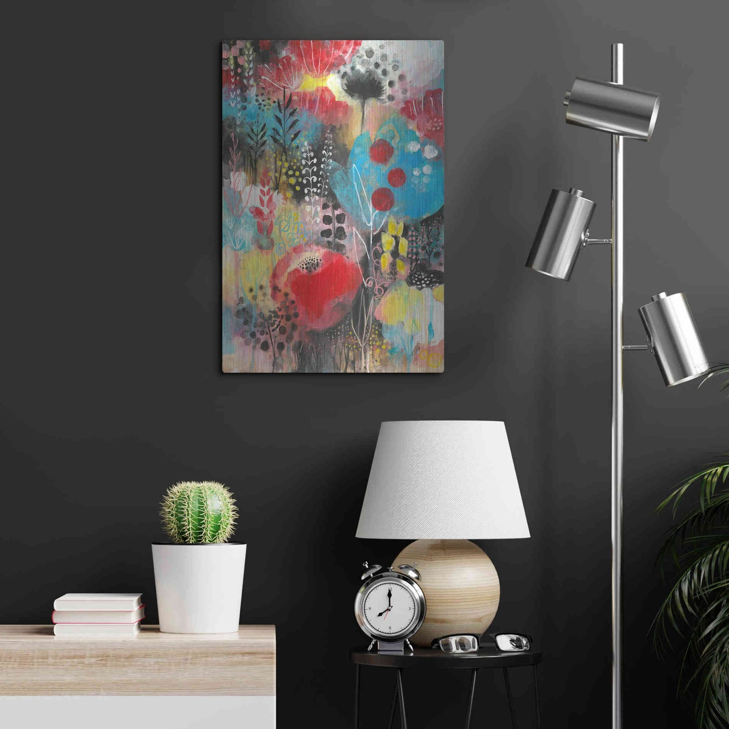 Luxe Metal Art 'Alive by Corina Capri Metal Wall Art,16x24