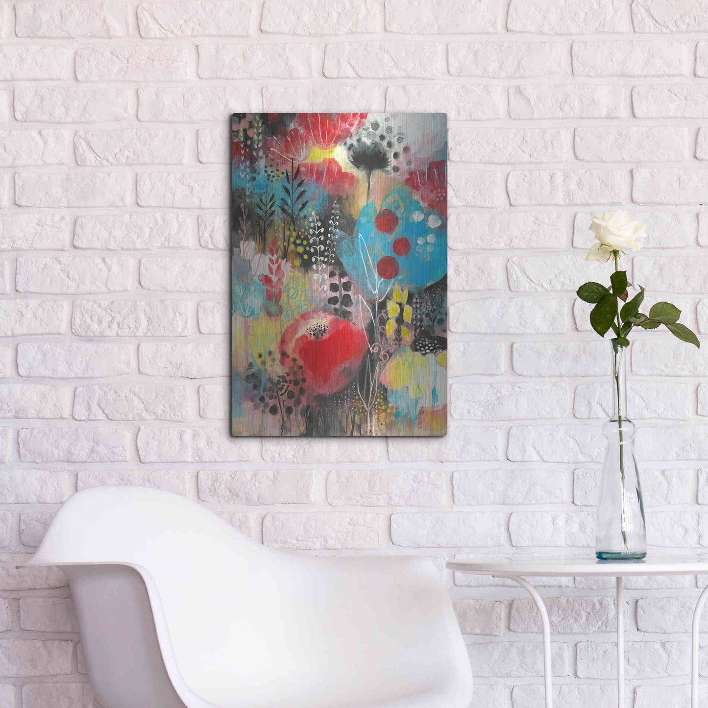 Luxe Metal Art 'Alive by Corina Capri Metal Wall Art,16x24