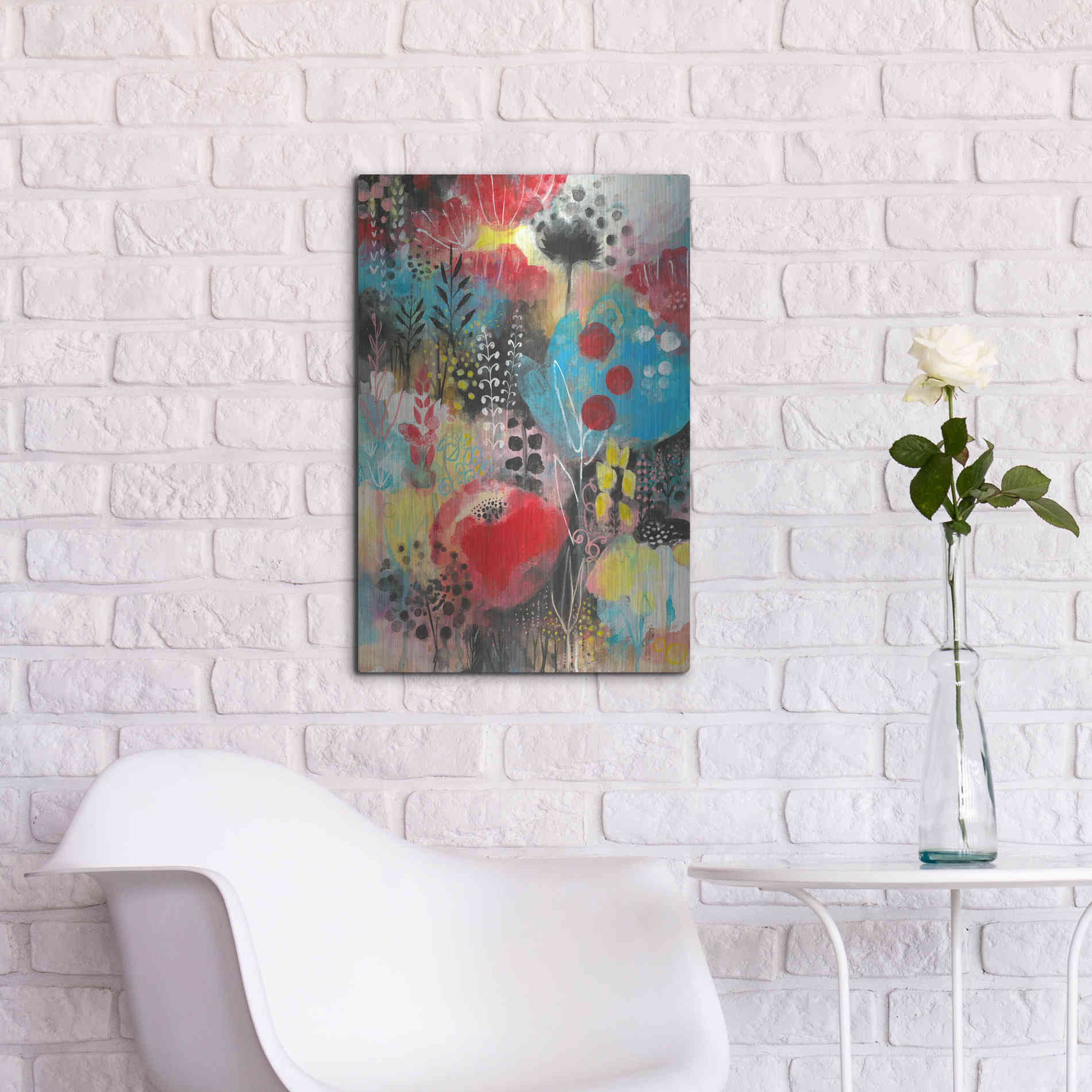 Luxe Metal Art 'Alive by Corina Capri Metal Wall Art,16x24