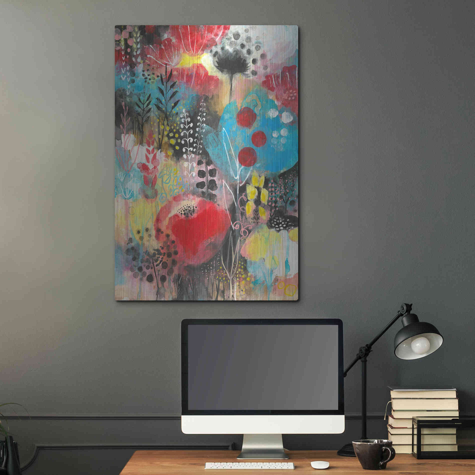 Luxe Metal Art 'Alive by Corina Capri Metal Wall Art,24x36