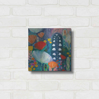 Luxe Metal Art 'Nuit Blanche by Corina Capri Metal Wall Art,12x12