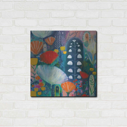 Luxe Metal Art 'Nuit Blanche by Corina Capri Metal Wall Art,24x24