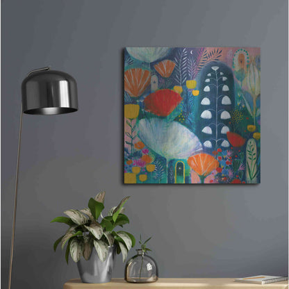 Luxe Metal Art 'Nuit Blanche by Corina Capri Metal Wall Art,24x24