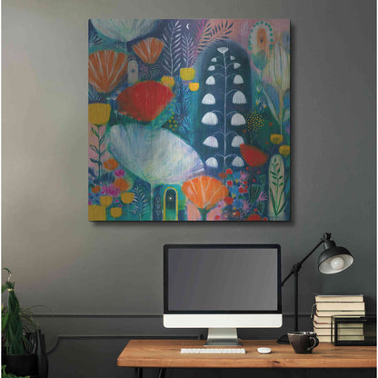 Luxe Metal Art 'Nuit Blanche by Corina Capri Metal Wall Art,36x36