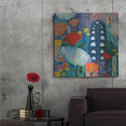 Luxe Metal Art 'Nuit Blanche by Corina Capri Metal Wall Art,36x36