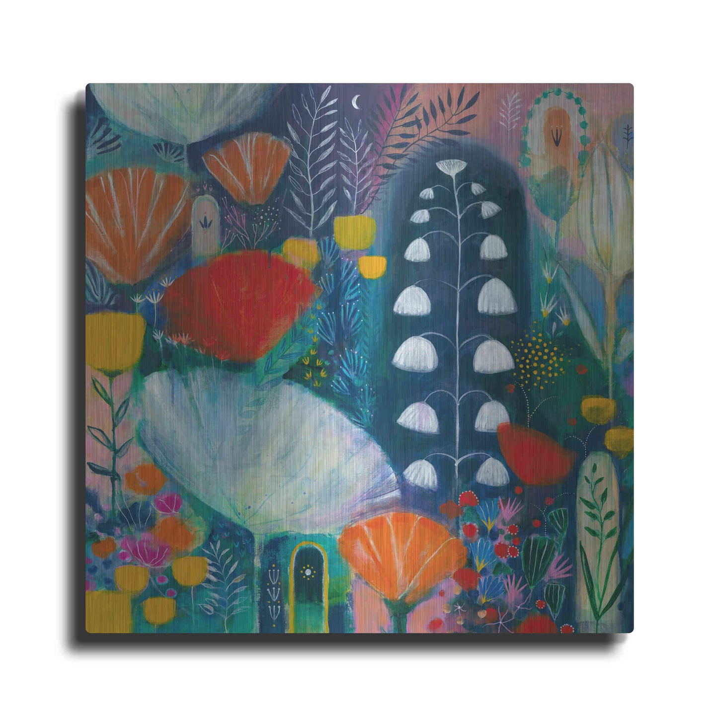 Luxe Metal Art 'Nuit Blanche by Corina Capri Metal Wall Art