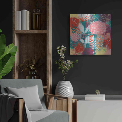 Luxe Metal Art 'Sensuality by Corina Capri Metal Wall Art,24x24