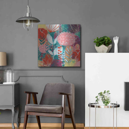 Luxe Metal Art 'Sensuality by Corina Capri Metal Wall Art,24x24