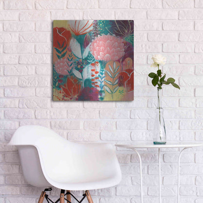 Luxe Metal Art 'Sensuality by Corina Capri Metal Wall Art,24x24