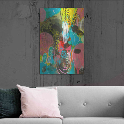 Luxe Metal Art 'Water Cycles by Corina Capri Metal Wall Art,24x36