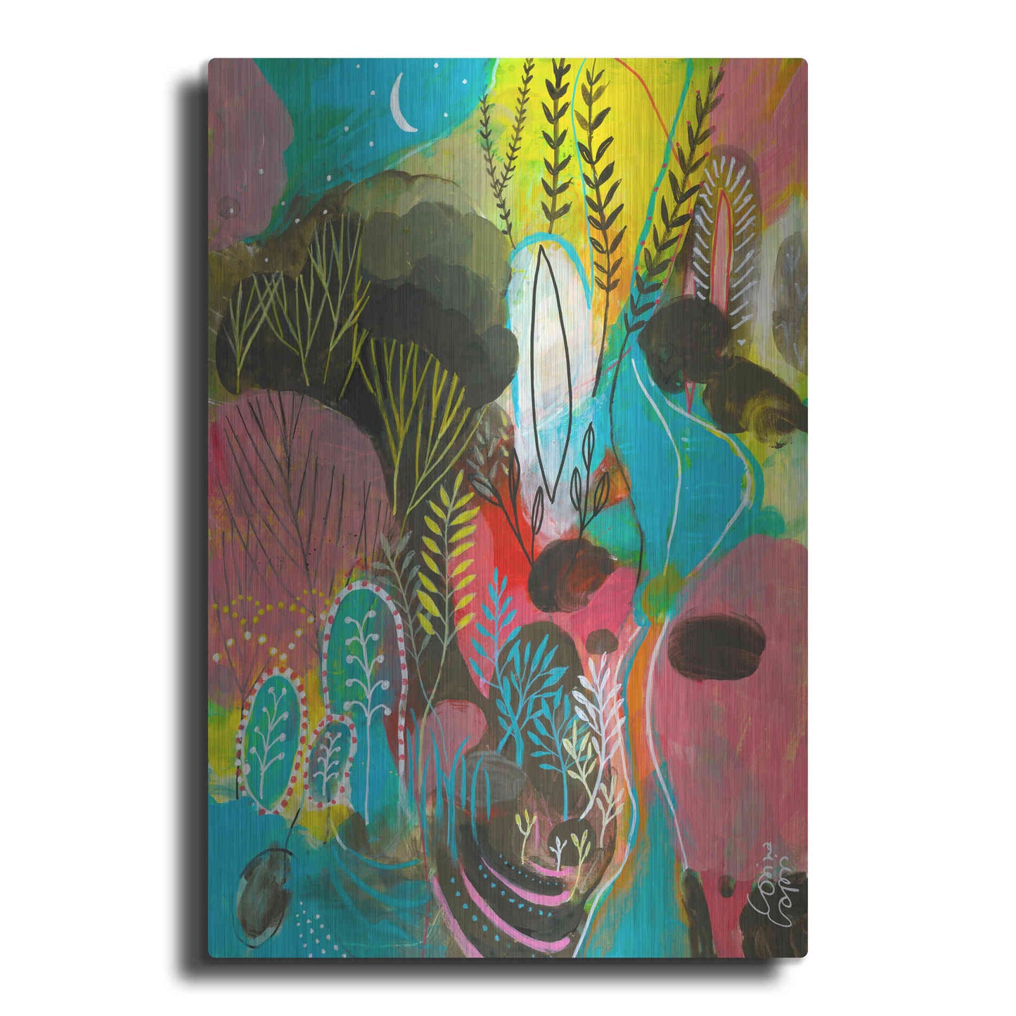 Luxe Metal Art 'Water Cycles by Corina Capri Metal Wall Art