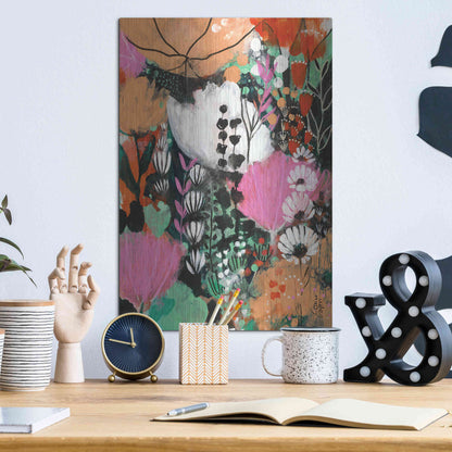 Luxe Metal Art 'Strawberry Moon by Corina Capri Metal Wall Art,12x16