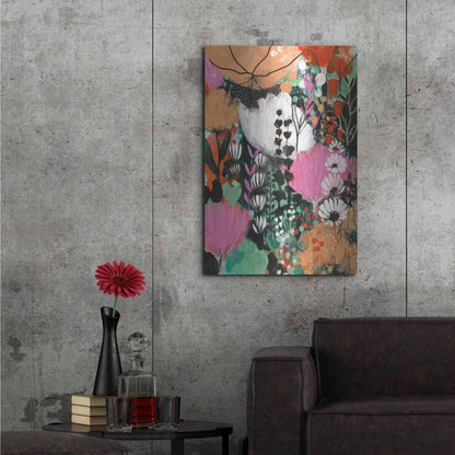 Luxe Metal Art 'Strawberry Moon by Corina Capri Metal Wall Art,24x36