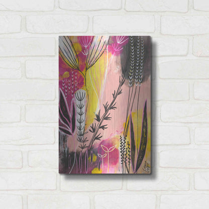 Luxe Metal Art 'Spring in Pink by Corina Capri Metal Wall Art,12x16