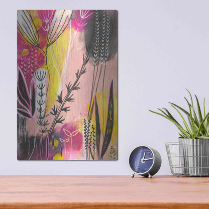 Luxe Metal Art 'Spring in Pink by Corina Capri Metal Wall Art,12x16