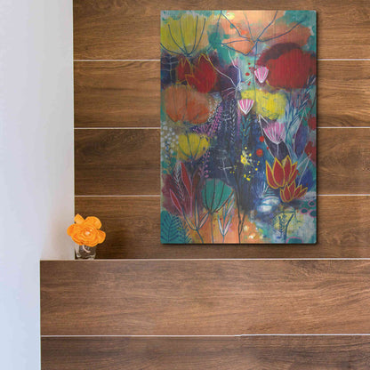 Luxe Metal Art 'All You Need is a Garden by Corina Capri Metal Wall Art,12x16