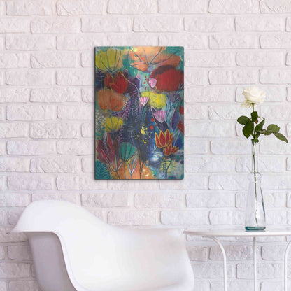 Luxe Metal Art 'All You Need is a Garden by Corina Capri Metal Wall Art,16x24