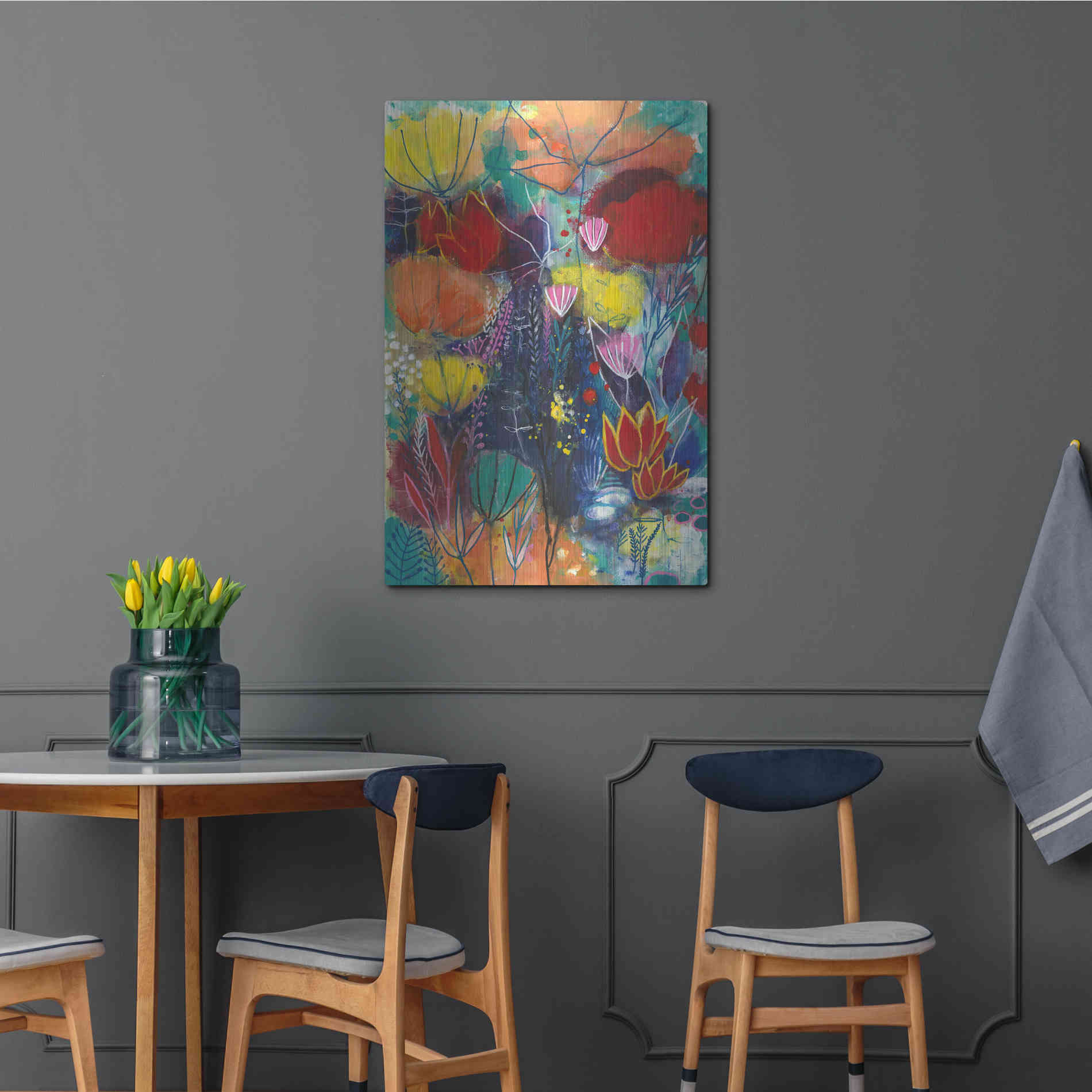 Luxe Metal Art 'All You Need is a Garden by Corina Capri Metal Wall Art,24x36