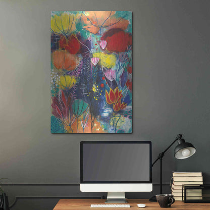 Luxe Metal Art 'All You Need is a Garden by Corina Capri Metal Wall Art,24x36