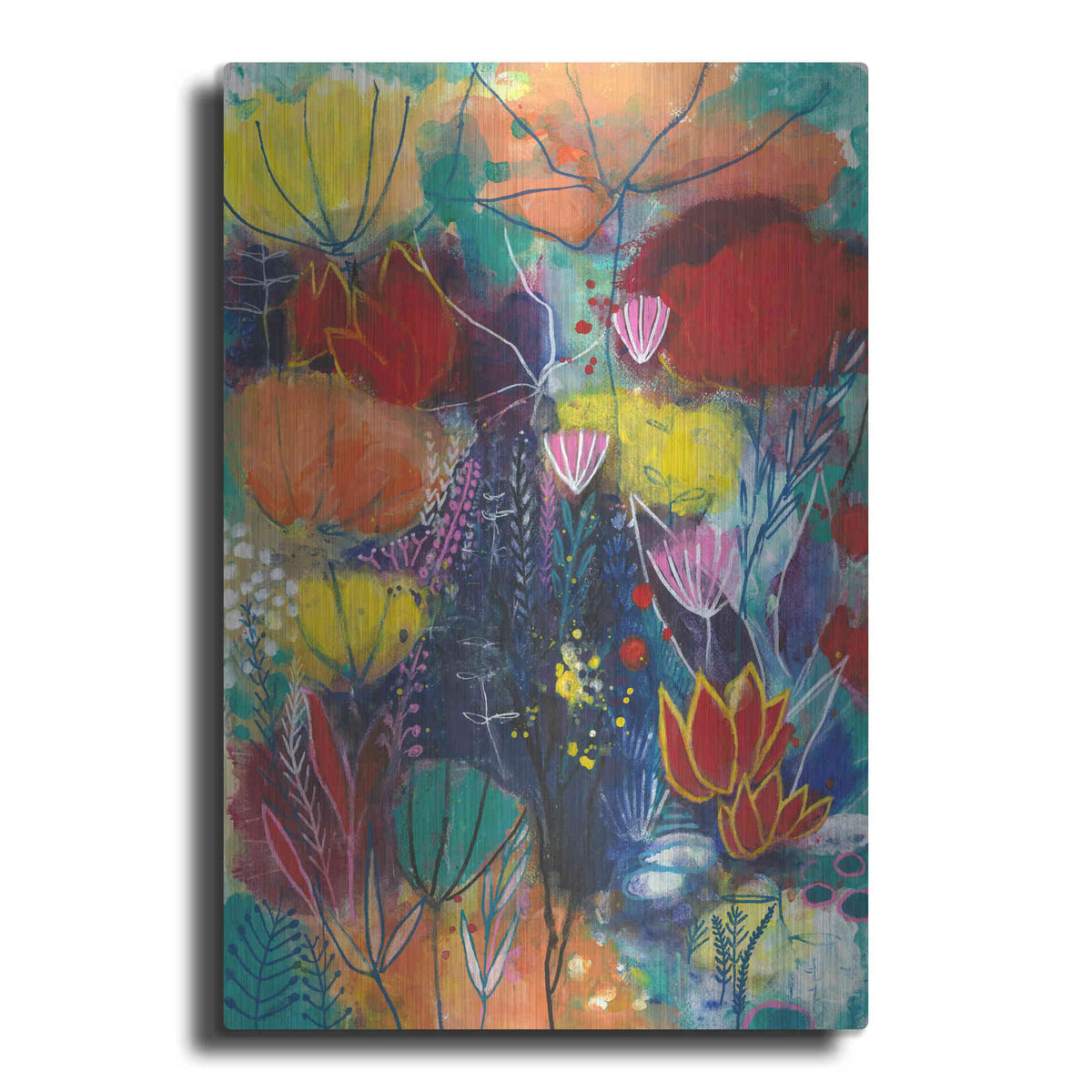 Luxe Metal Art 'All You Need is a Garden by Corina Capri Metal Wall Art