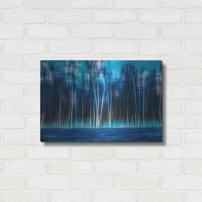 Luxe Metal Art 'Mystic Forest by Hannes Cmarits Metal Wall Art,24x16